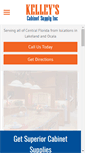 Mobile Screenshot of kelleyscabinetsupply.com